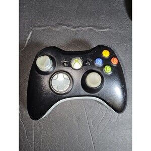 Microsoft Xbox 360 Wireless Controller Video Gamepad Black With Battery
